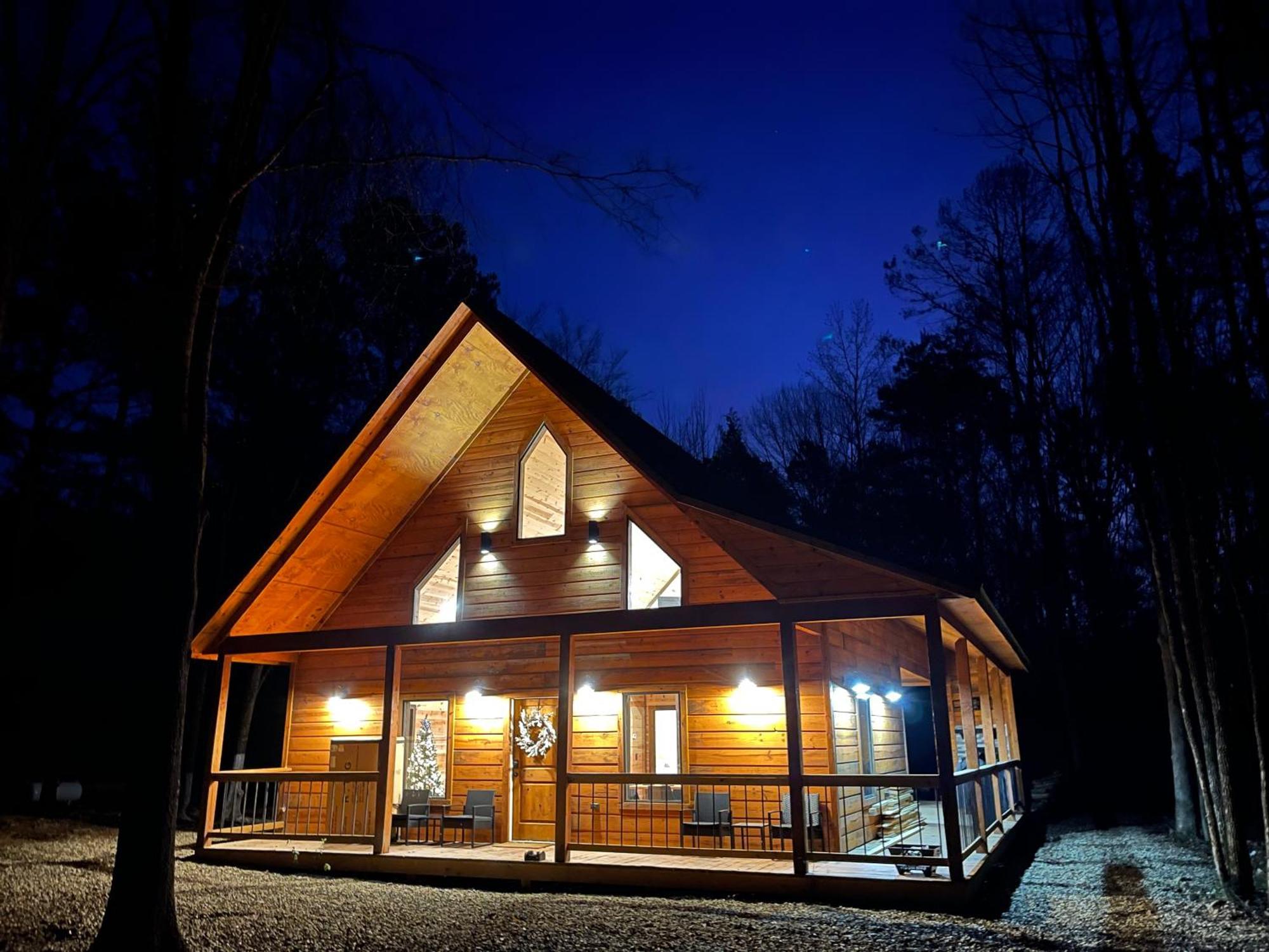 The Secluded Reset Button Cabin Броукън Боу Екстериор снимка